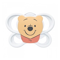 Cumlík NUK Perfect Match Air Disney Medvedík Pú  0–6 mesiacov white