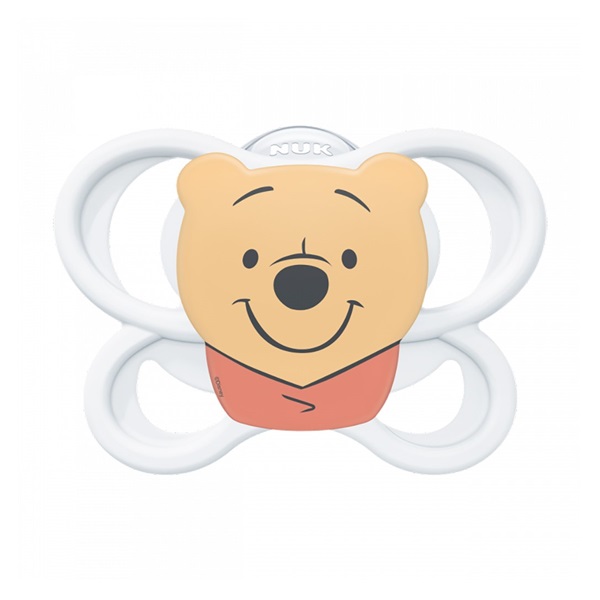 Cumlík NUK Perfect Match Air Disney Medvedík Pú  0–6 mesiacov white