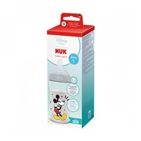 Kojenecká fľaša NUK Perfect Match s kontrolou teploty Disney Mickey 260 ml grey