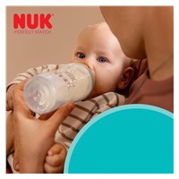 Kojenecká fľaša NUK Perfect Match s kontrolou teploty Disney Mickey 260 ml grey