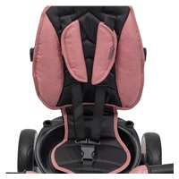 Detská trojkolka Baby Mix 5v1 RELAX 365° ružová (Poškodený obal)