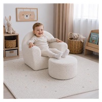 Detská taburetka New Baby Teddy cream