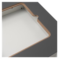 Detský stôl a stolička Baby mix Leaf Grey (Poškodený obal)