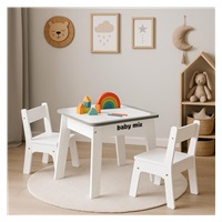 Detský stôl a stolička Baby mix Leaf Grey (Poškodený obal)