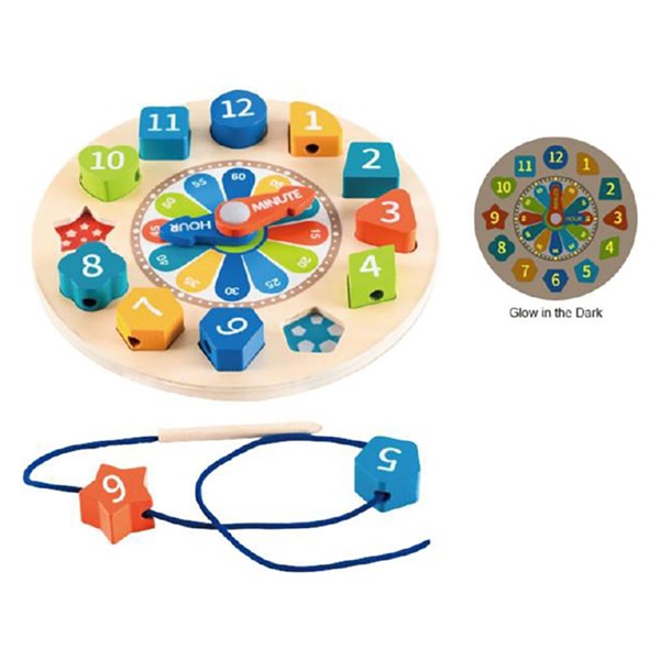 Vkladacie hodiny s tvarmi Baby Mix
