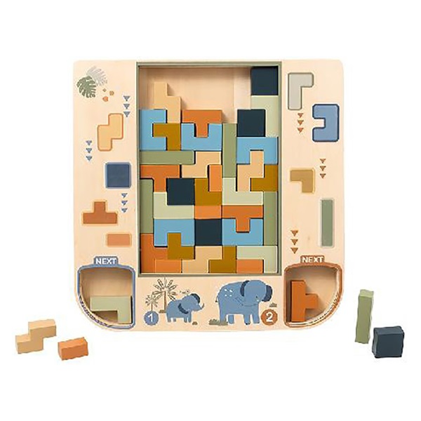 Drevené 3D puzzle Tetris Baby Mix