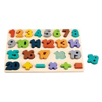 Drevené puzzle čísla Baby Mix