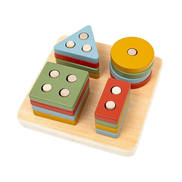 Drevená geometrická skladačka pre najmenších Baby Mix