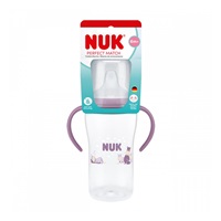 Kojenecká fľaša NUK Perfect Match na učenie Hippo 260 ml