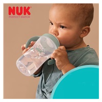 Kojenecká fľaša NUK Perfect Match na učenie Hippo 260 ml