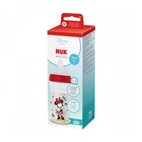 Kojenecká fľaša NUK Perfect Match s kontrolou teploty Disney Minnie 260 ml red