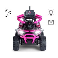 Elektrická štvorkolka 2v1 Milly Mally Star ATV pink