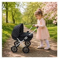 Detský kočík pre bábiky New Baby Anička black