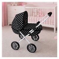 Detský kočík pre bábiky New Baby Anička black
