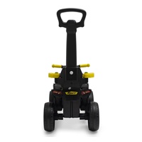 Detské odrážadlo s vodiacou tyčou Baby Mix Mega Prime EVA žlté (Poškodený obal)