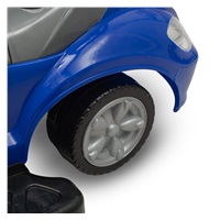 Detské odrážadlo s vodiacou tyčou 3v1 Baby Mix Mega Car modré (Poškodený obal)