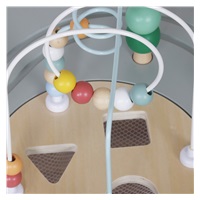 Detský drevený Montessori hrací stolík s aktivitami Baby Mix