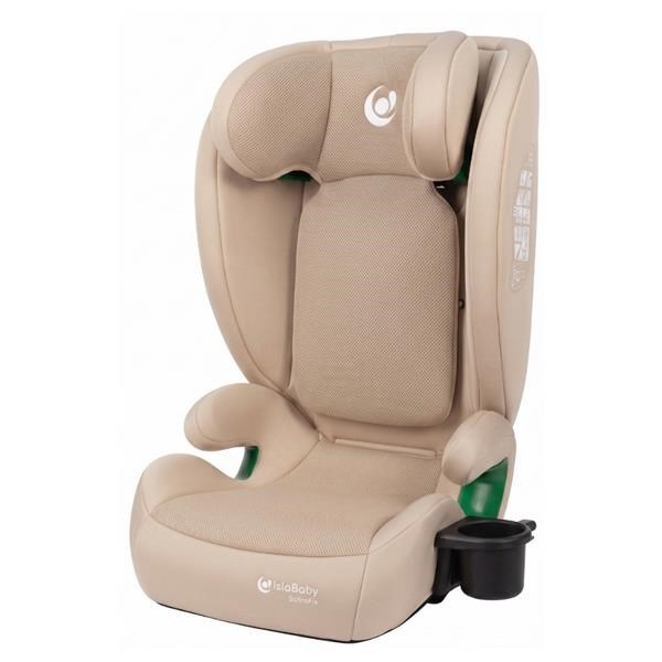 IslaBaby SafiroFix i-Size – autosedačka 100–150 cm, 15–36 kg s ISOFIX | Mesh Beige