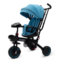 Detská trojkolka Baby Mix Peony EVA modrá (poškodený obal)