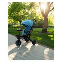 Detská trojkolka Baby Mix Peony EVA modrá (poškodený obal)