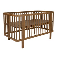 Detská oválna postieľka Klára New Baby orechová