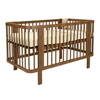 Detská oválna postieľka Klára New Baby orechová