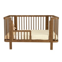 Detská oválna postieľka Klára New Baby orechová
