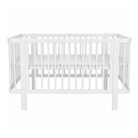 Detská oválna postieľka Klára New Baby biela