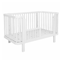Detská oválna postieľka Klára New Baby biela