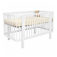 Detská oválna postieľka Klára New Baby biela
