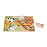 Drevené puzzle Farma so zvieratkami