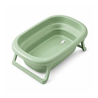Skladacia plastová vanička Tega Baby light green