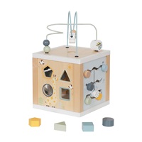 Detská drevená Montessori kocka s aktivitami Baby Mix