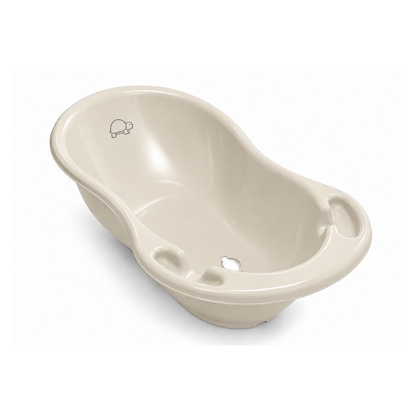 Anatomická vanička s výpusťou 102 cm  Turtle light beige