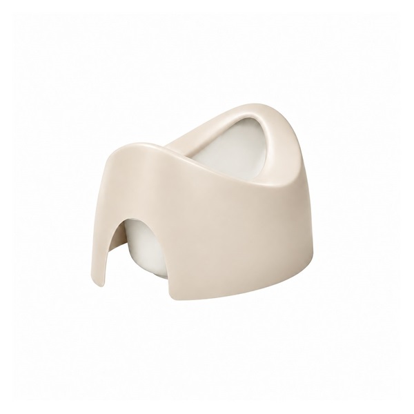 Detský obojstranný ergonomický nočník s výlevkou Teggi beige