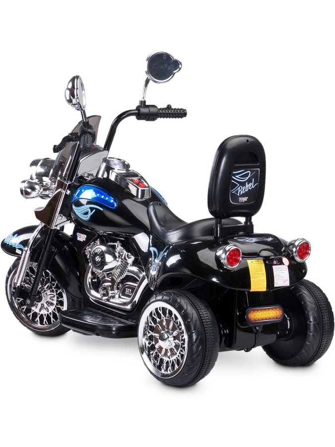 Elektrická motorka Toyz Rebel black Čierna