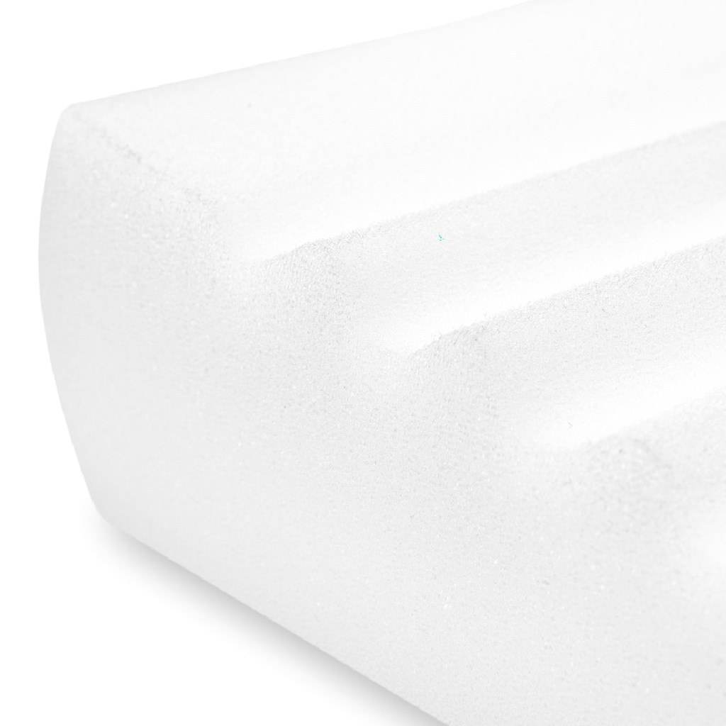 Dojčenský vankúš - klin Sensillo biely 30x37 cm do kočíka Biela