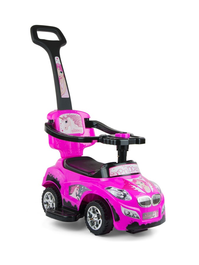 Detské jezdítko 2v1 Milly Mally Happy pink