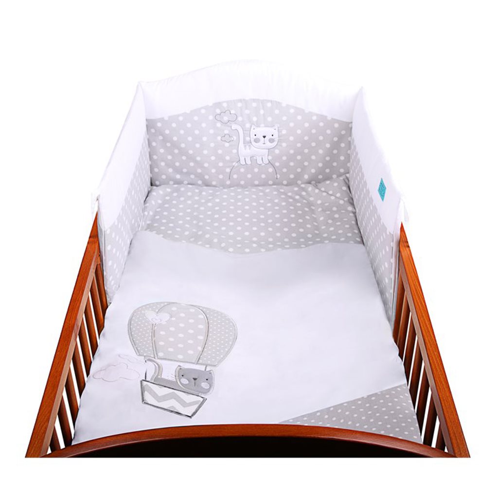 6-dielne posteľné obliečky Belisima Balón 100x135 biele